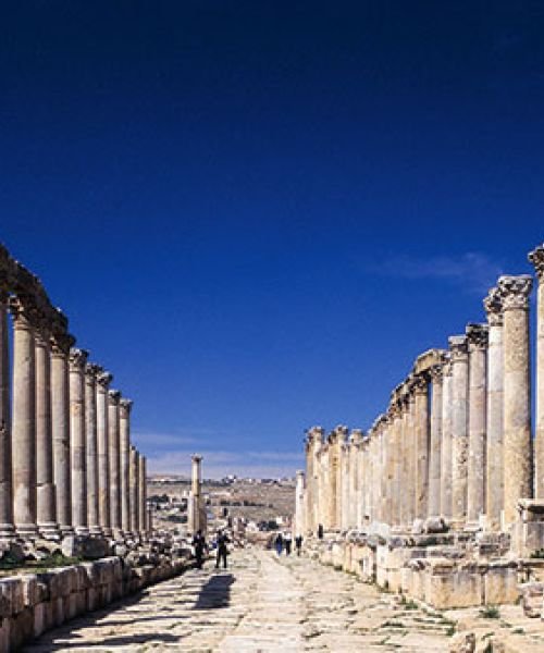 Rue à colonnades/ cardo maximus